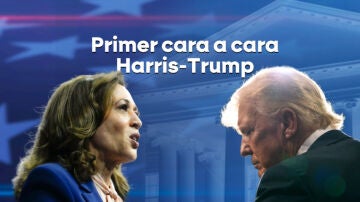 Primer cara a cara Harris-Trump