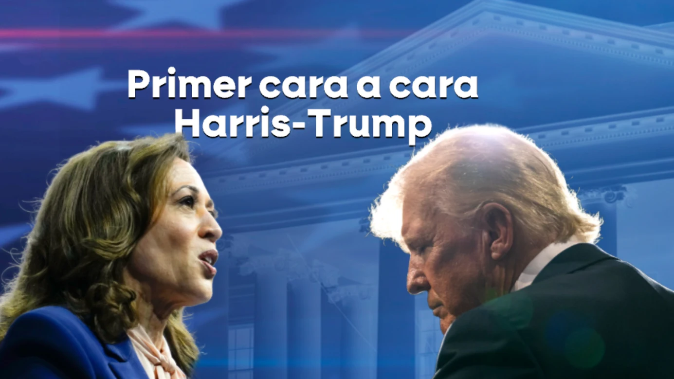 Primer cara a cara Harris-Trump