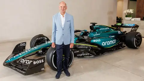Adrian Newey en su presentación Adrian Newey en su presentación
