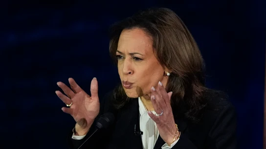 Kamala Harris en el debate electoral Kamala Harris en el debate electoral