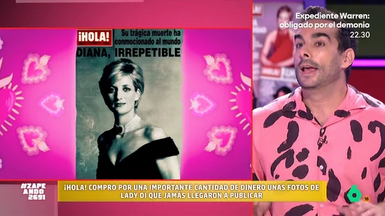 Juan Sanguino cuenta qué pasó con las fotos en toples de Lady Di: "Son las fotos más caras de la historia" Diana de Gales disfrutó de unas vacaciones en Mijas, Málaga, pero fue cazada por un paparazzi en un descuido. Numerosos medios internacionales pujaron por las fotos pero fue finalmente la revista española la que consiguió comprar las fotos.