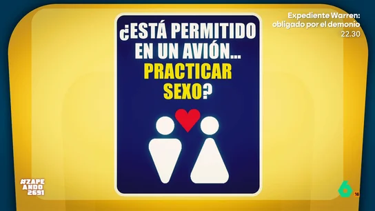¿Está permitido practicar sexo en un avión? Los zapeadores te lo cuentan ¿Está permitido practicar sexo en un avión? Los zapeadores te lo cuentan