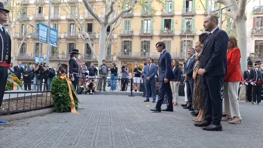 El president de la Generalitat de Cataluña, Salvador Illa, da inicio a la Diada con la tradicional ofrenda floral El president de la Generalitat de Cataluña, Salvador Illa, da inicio a la Diada con la tradicional ofrenda floral
