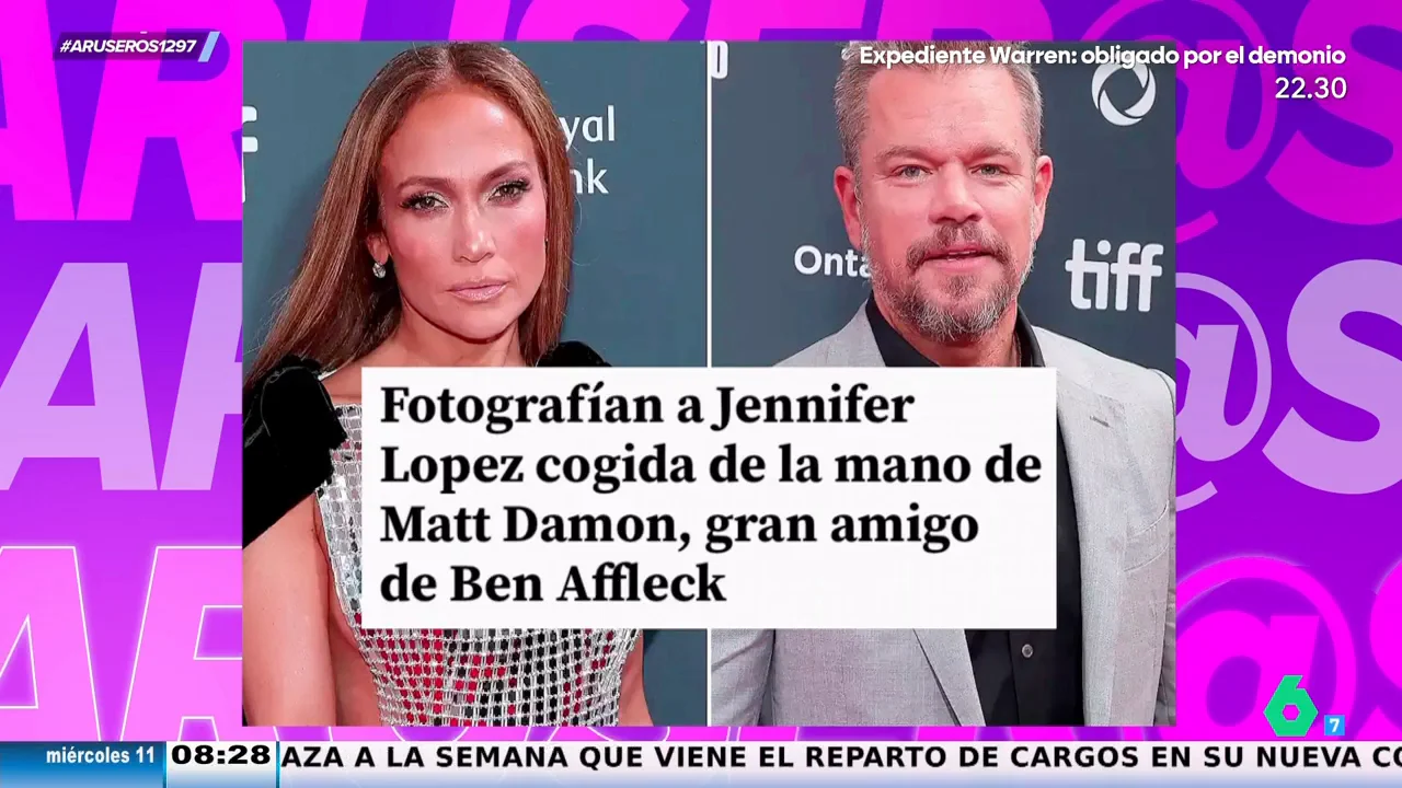 Sin el tatuaje de Ben Affleck y de la mano de Matt Damon: Jennifer Lopez eclipsa en Toronto tras su separación