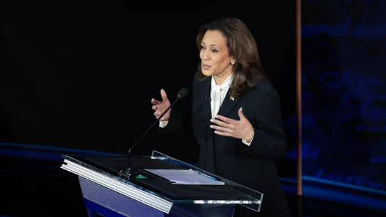 Kamala Harris, durante su debate contra Donald Trump Kamala Harris, durante su debate contra Donald Trump
