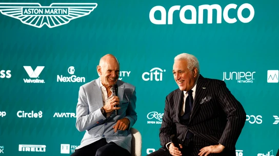 Adrian Newey y Lawrence Stroll Adrian Newey y Lawrence Stroll