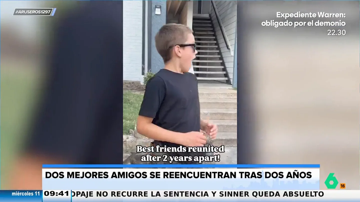 La tierna reacción de dos mejores amigos al reencontrarse tras dos años se ha hecho viral en TikTok La tierna reacción de dos mejores amigos al reencontrarse tras dos años se ha hecho viral en TikTok