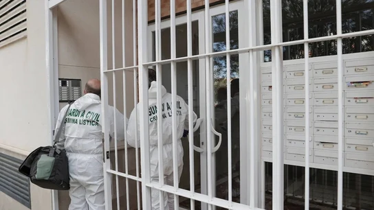 Imagen de archivo del edificio donde vivía la mujer con su marido e hijo en Vilamarxant, Valencia Imagen del edificio en el que vivía la mujer con su marido e hijo en Vilamarxant, Valencia