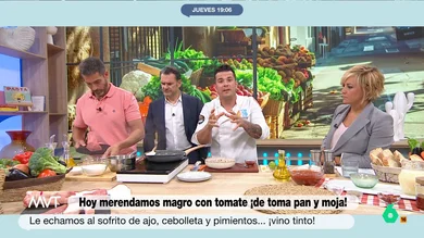 Carlos Maldonado desvela la técnica para curar la carne en casa en apenas dos horas Carlos Maldonado y Pablo Ojeda cocinan hoy en Más Vale Tarde magro con tomate, una receta para que el chef tiene un truco para hacer dar a la carne un sabor 'premium' con sal, cítricos y un toque de alcohol. La explicación, en este vídeo.