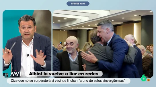Iñaki López responde tajante al último tuit xenófobo de Albiol: "Igual tiene que pasarse a Aliança Catalana o Vox" Iñaki López responde tajante al último tuit xenófobo de Albiol: "Igual tiene que pasarse a Aliança Catalana o Vox"