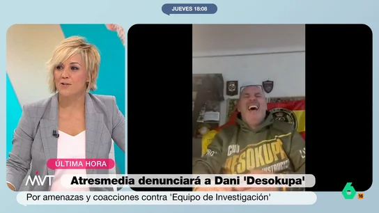 Cristina Pardo, tras las amenazas de 'Desokupa' a Equipo de Investigación: "Me parece muy perturbador" Cristina Pardo, tras las amenazas de 'Desokupa' a Equipo de Investigación: "Me parece muy perturbador"