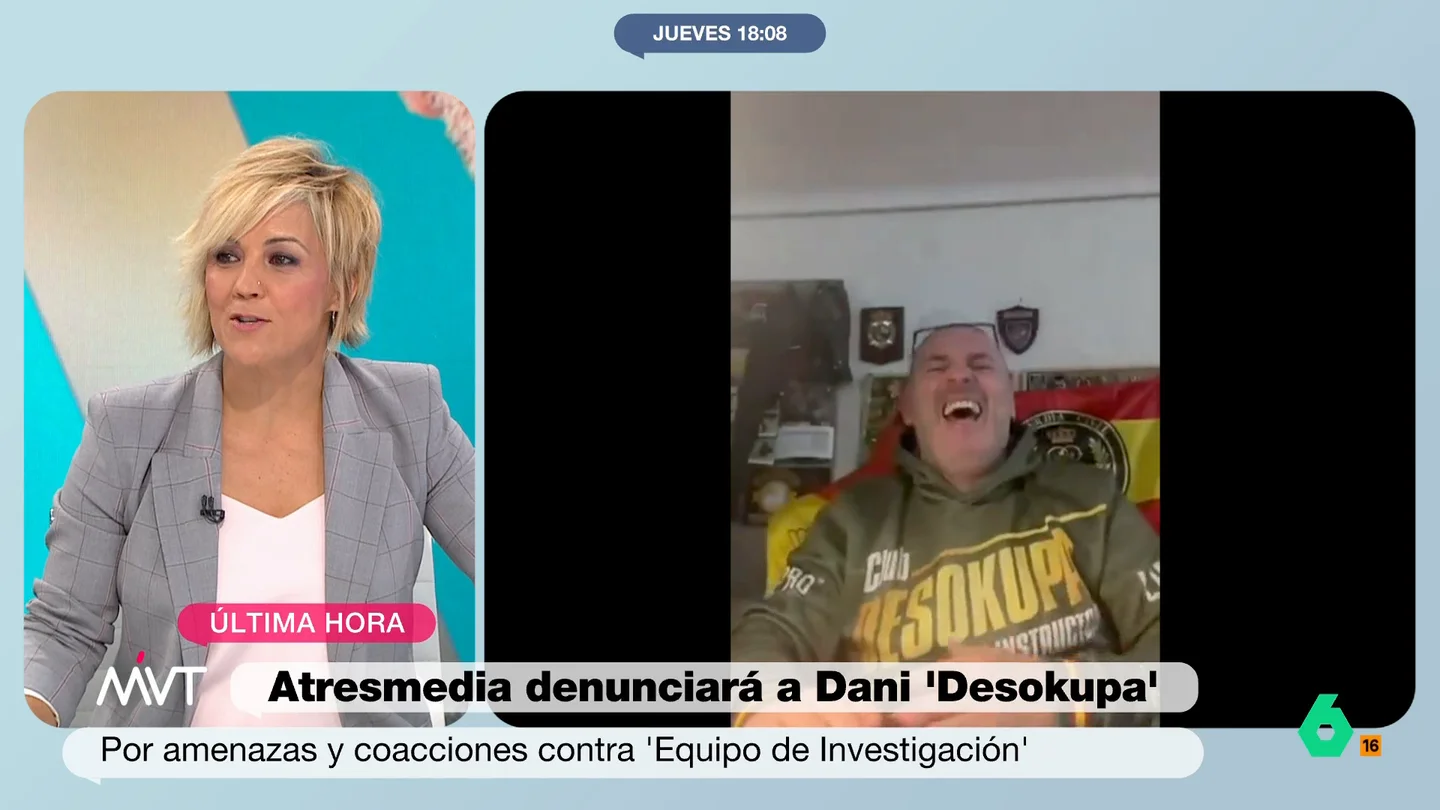 Cristina Pardo, tras las amenazas de 'Desokupa' a Equipo de Investigación: "Me parece muy perturbador" Cristina Pardo, tras las amenazas de 'Desokupa' a Equipo de Investigación: "Me parece muy perturbador"