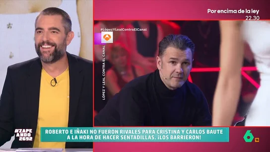 Dani Mateo critica la 'técnica' de Iñaki López haciendo sentadillas: "Parece un 'caganer'" El presentador de Más Vale Tarde se ha enfrentado a Cristina Pedroche haciendo sentadillas pero su manera de ejecutar el ejercicio ha provocado las risas de los zapeadores.