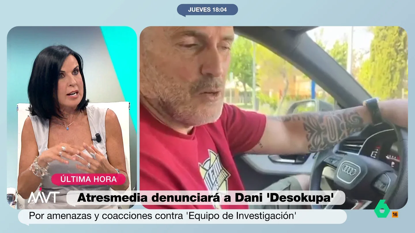 Bea de Vicente, sobre Dani 'Desokupa' Bea de Vicente, sobre Dani 'Desokupa'