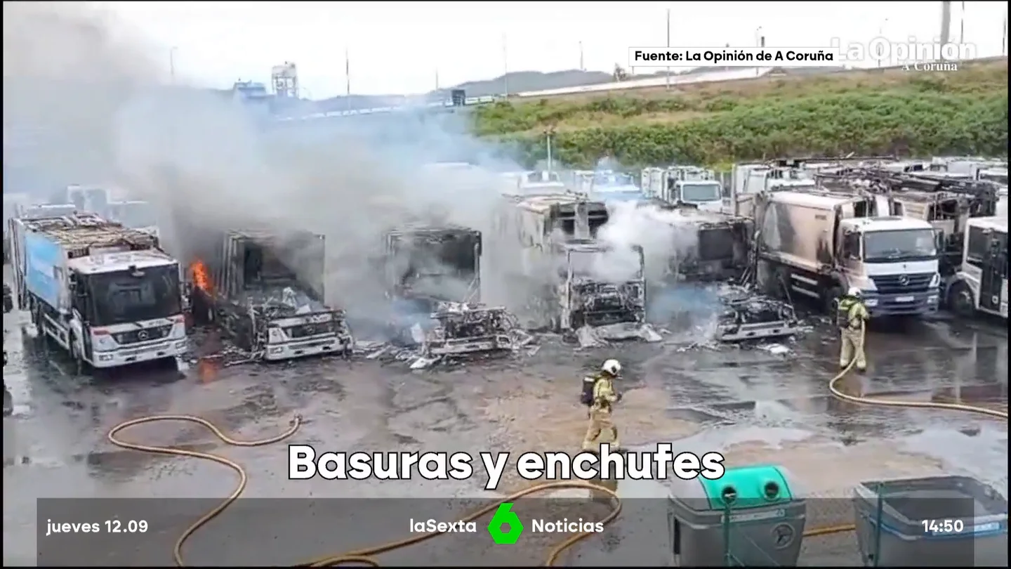 Camiones de basura quemados, mordidas a cambio de contratos y corrupción: así es la guerra en el servicio de limpieza de A Coruña Camiones de basura quemados, mordidas a cambio de contratos y corrupción: así es la guerra en el servicio de limpieza de A Coruña