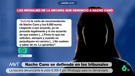 Nacho Cano se defiende con mensajes de la becaria pidiendo dinero para no denunciarle Nacho Cano se defiende con mensajes de la becaria pidiendo dinero para no denunciarle