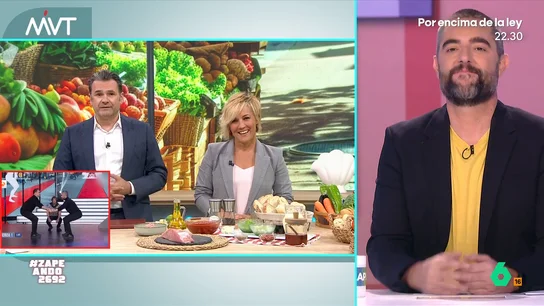 Iñaki López responde a Dani Mateo: "Cristina Pardo me ve hacer el ridículo aquí cada día" Dani Mateo comenta la segunda entrega de 'López y Leal contra el canal' con uno de sus protagonistas, Iñaki López, y con Cristina Pardo: "¿Cómo te puedes aguantar la risa después de verle colgado de una cuerda?", pregunta en este vídeo.