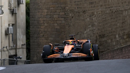 Oscar Piastri, con el McLaren en Bakú Oscar Piastri, con el McLaren en Bakú