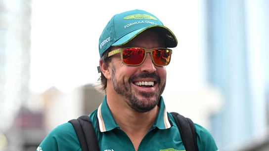 Fernando Alonso, sonriente Fernando Alonso, sonriente