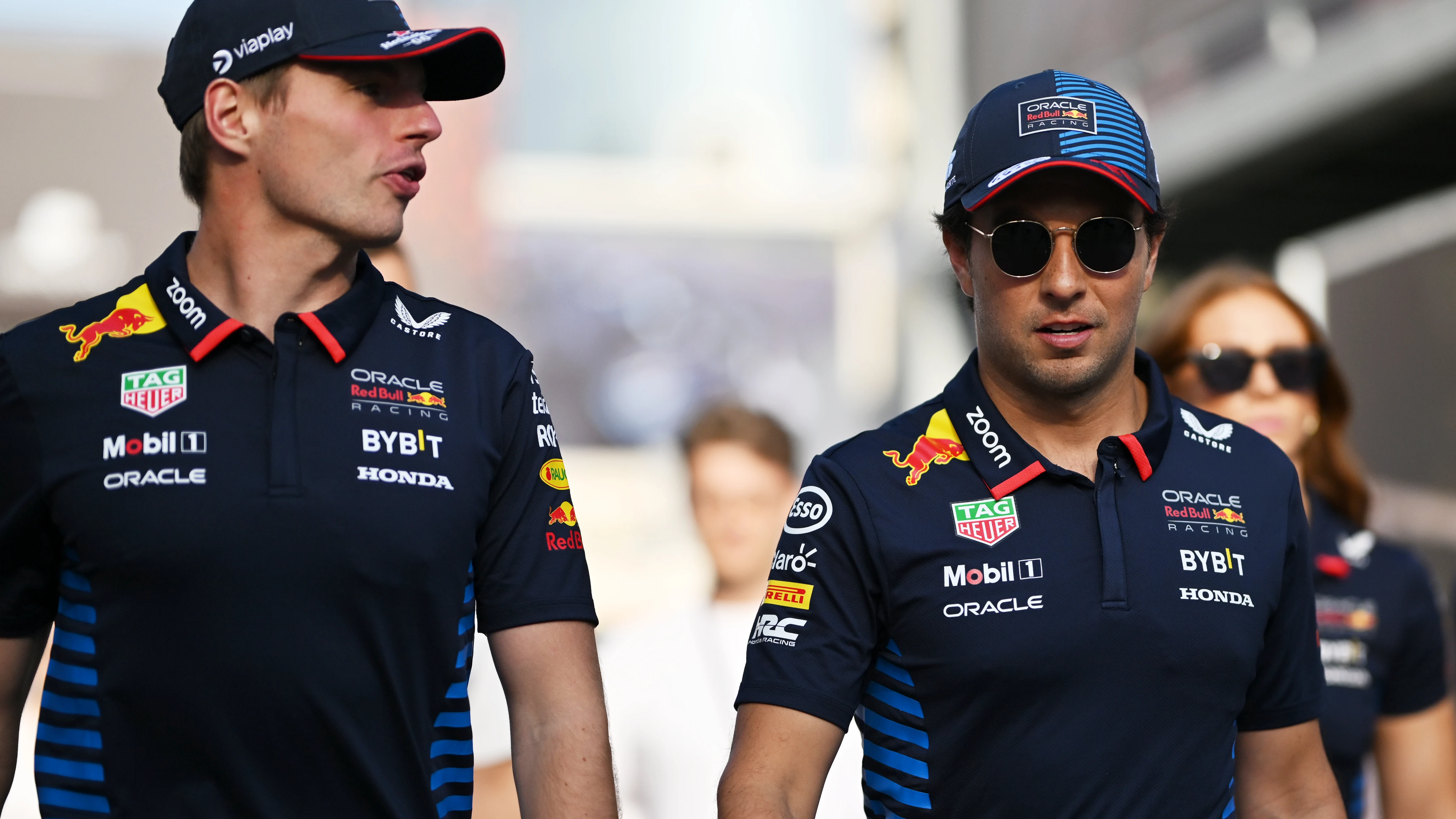 Max Verstappen y Sergio Pérez