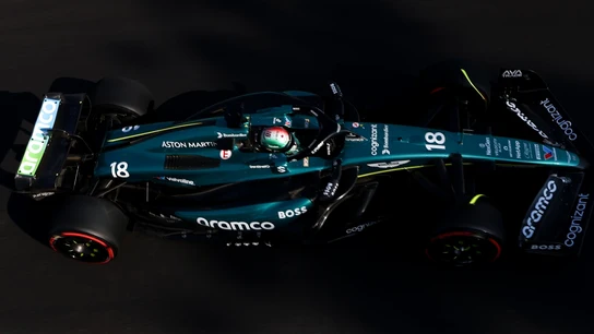 Lance Stroll, en el Aston Martin Lance Stroll, en el Aston Martin