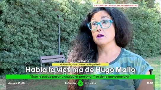 Carme Coma, la víctima de abuso sexual de Hugo Mallo, rompe su silencio: "Lo que me hizo no fue una broma, fue una abuso" Carme Coma, la víctima de abuso sexual de Hugo Mallo, rompe su silencio: "Lo que me hizo no fue una broma, fue una abuso"