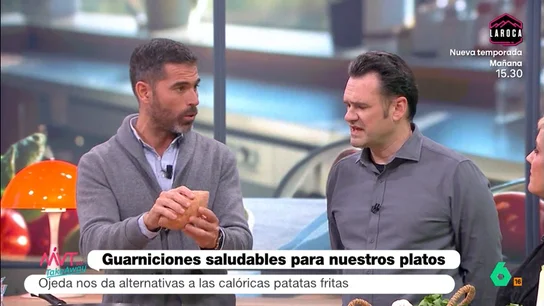 Pablo Ojeda da alternativas para sustituir las patatas fritas por guarniciones menos calóricas Pablo Ojeda da alternativas para sustituir las patatas fritas por guarniciones menos calóricas