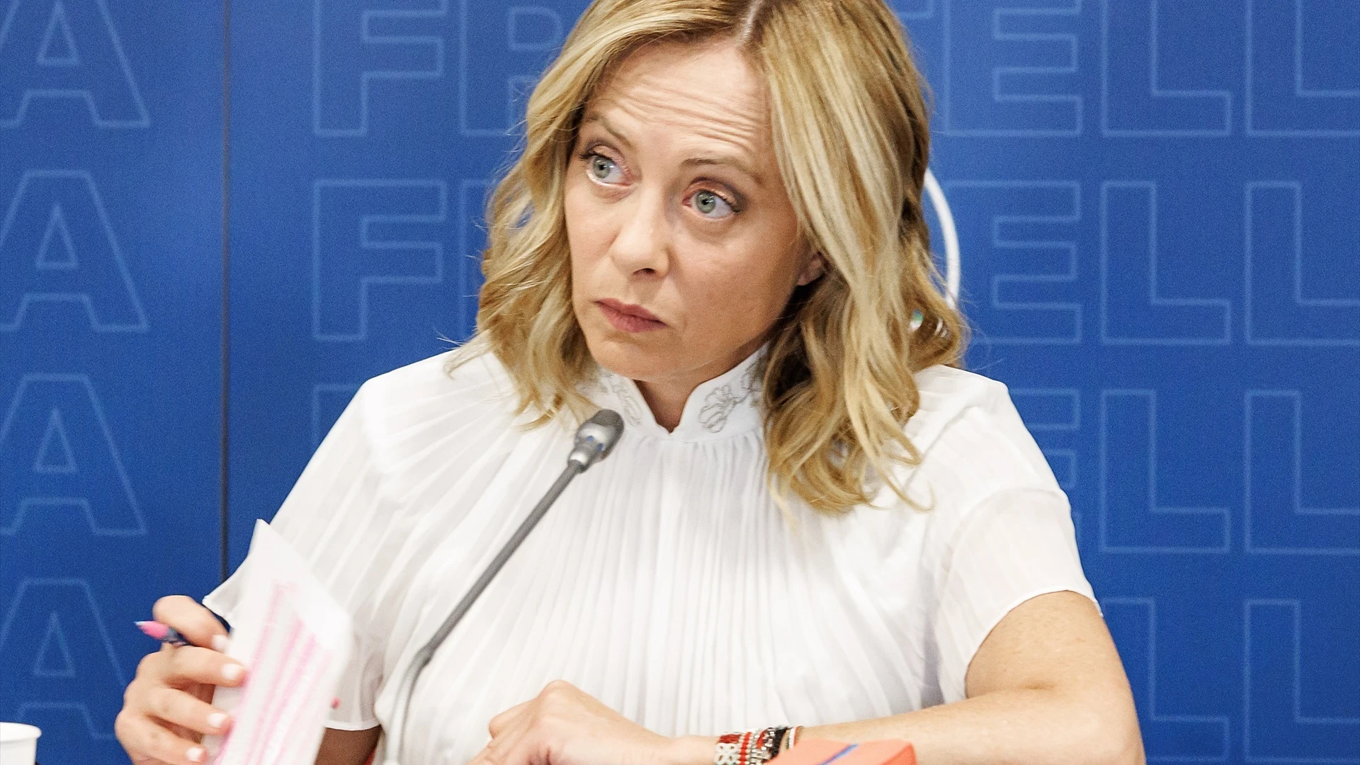 Giorgia Meloni, presidenta del Consejo de Ministros de Italia