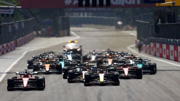 Salida del Gran Premio de Azerbaiyán de 2023