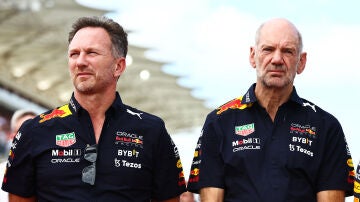 Christian Horner y Adrian Newey