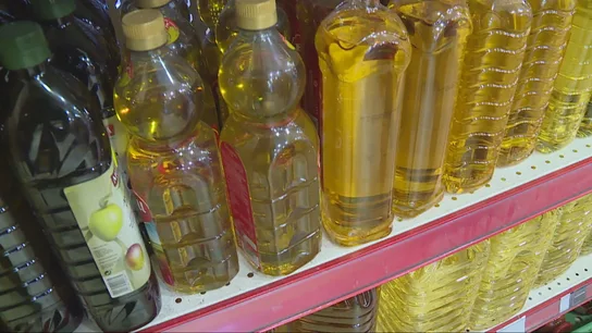 Botellas de aceite de oliva Botellas de aceite de oliva