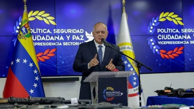 El ministro del Interior de Venezuela, Diosdado Cabello