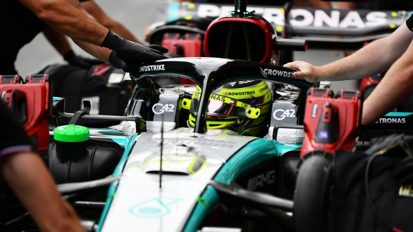 Lewis Hamilton, en el Mercedes Lewis Hamilton, en el Mercedes