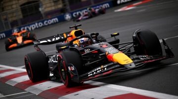 Max Verstappen, en pista