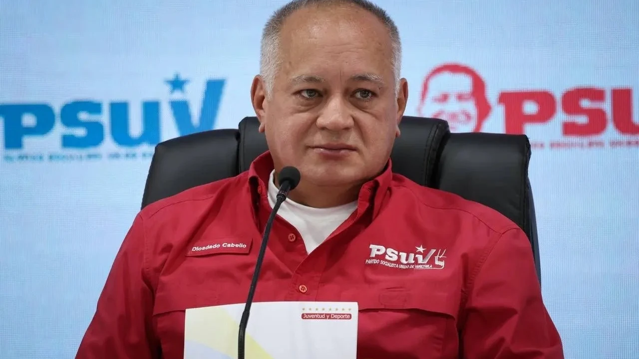 El primer vicepresidente del PSUV, Diosdado Cabello