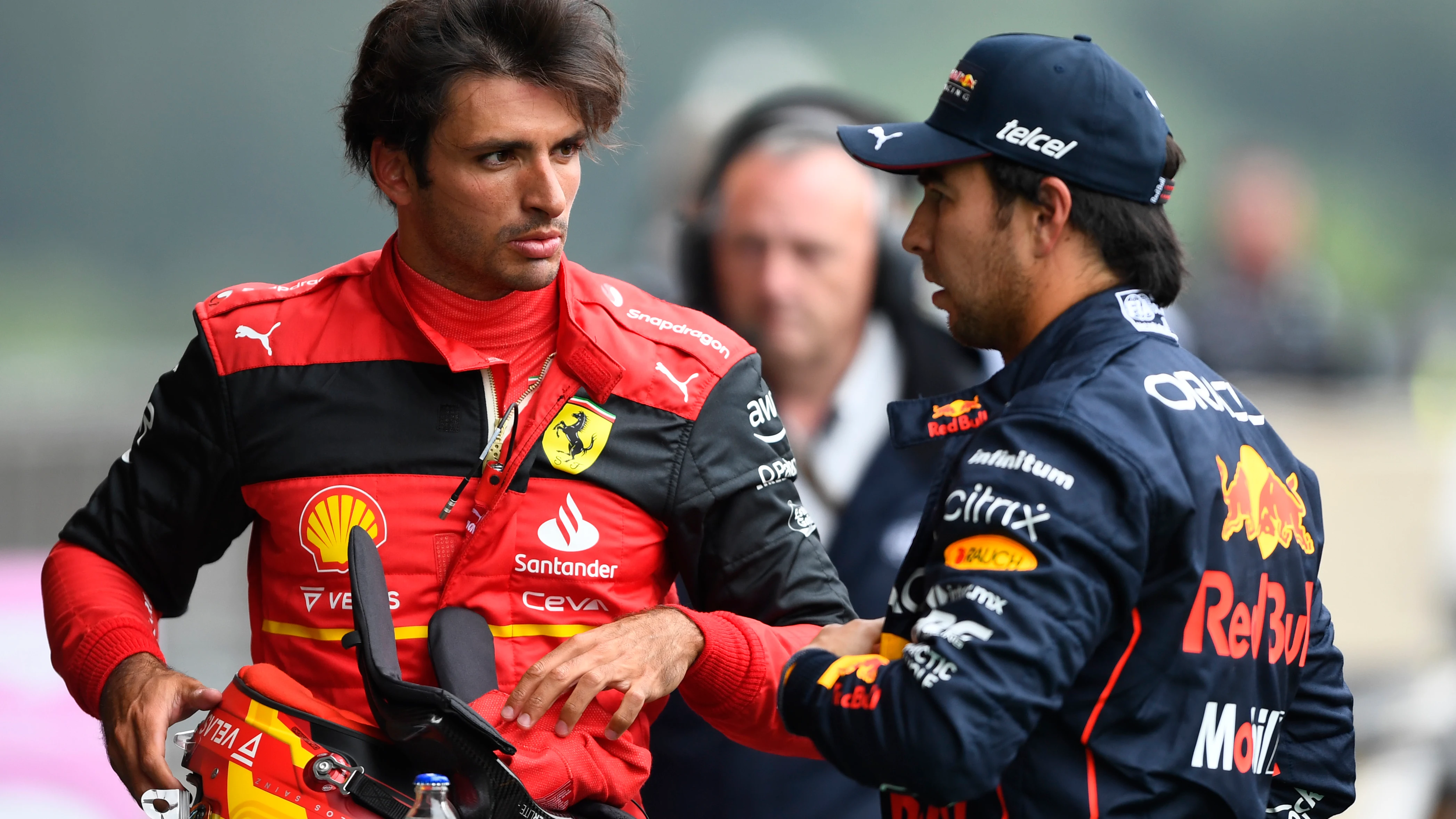 Carlos Sainz y Checo Pérez