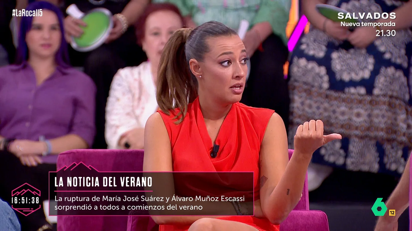 Sara Ramos: "Para mí la noticia del verano es el divorcio de Juan del Val y Nuria Roca" LA ROCA Sara Ramos: "Para mí la noticia del verano es el divorcio de Juan del Val y Nuria Roca" LA ROCA