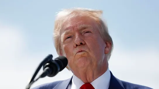 Donald Trump, en un mitín Donald Trump, en un mitín