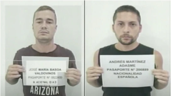 José María Basoa Valdovinos y Andrés Martínez Adasme, los españoles detenidos en Venezuela acusados de pertenecer al CNI José María Basoa Valdovinos y Andrés Martínez Adasme, los españoles detenidos en Venezuela acusados de pertenecer al CNI
