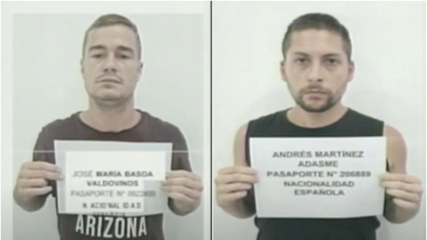 José María Basoa Valdovinos y Andrés Martínez Adasme, los españoles detenidos en Venezuela acusados de pertenecer al CNI José María Basoa Valdovinos y Andrés Martínez Adasme, los españoles detenidos en Venezuela acusados de pertenecer al CNI