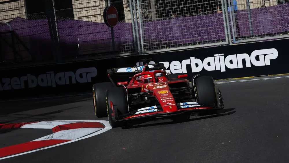 Charles Leclerc peleó toda la carrera y se quedó sin gomas Charles Leclerc peleó toda la carrera y se quedó sin gomas