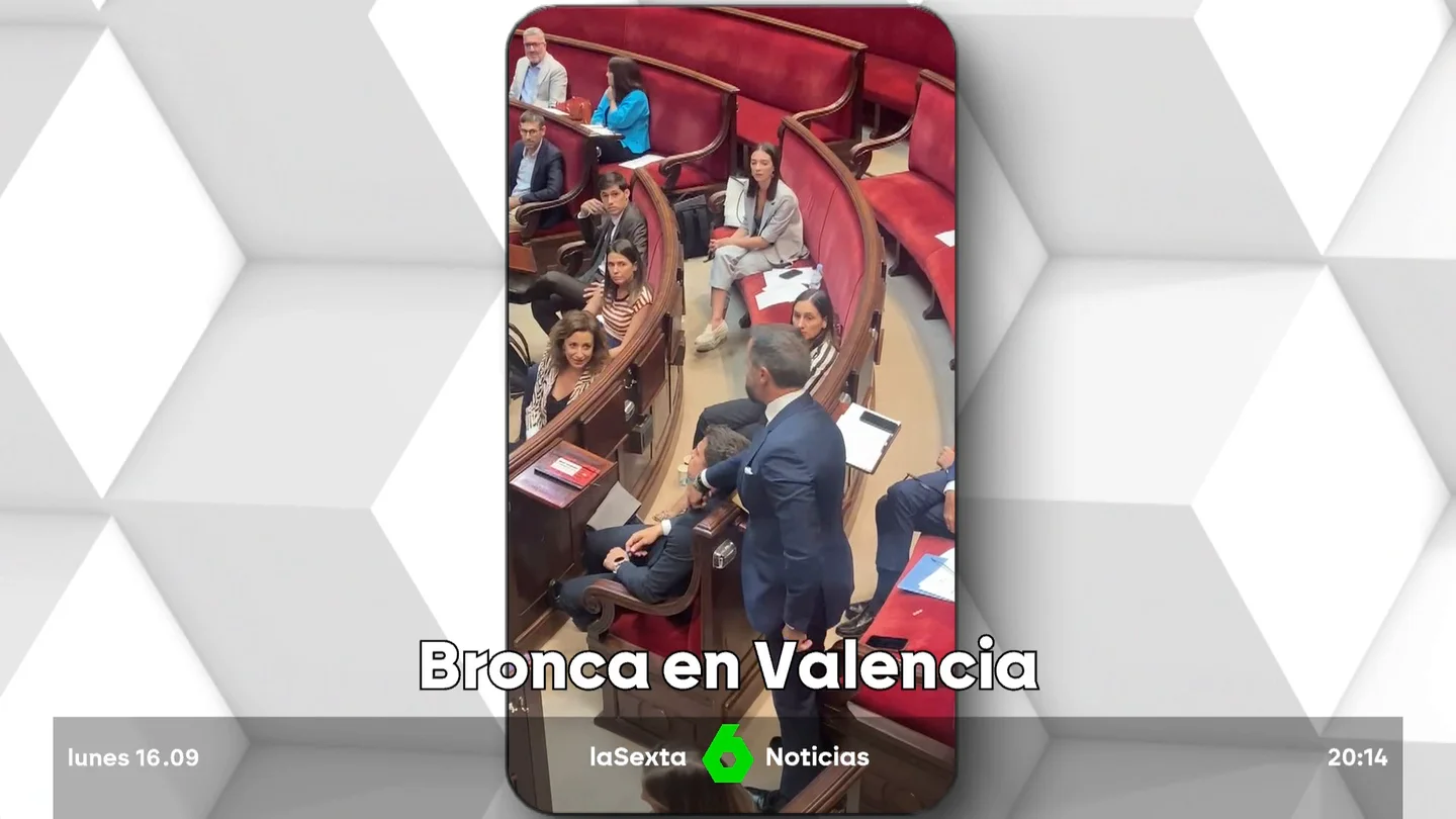 Bronca en el Ayuntamiento de Valencia Bronca en el Ayuntamiento de Valencia