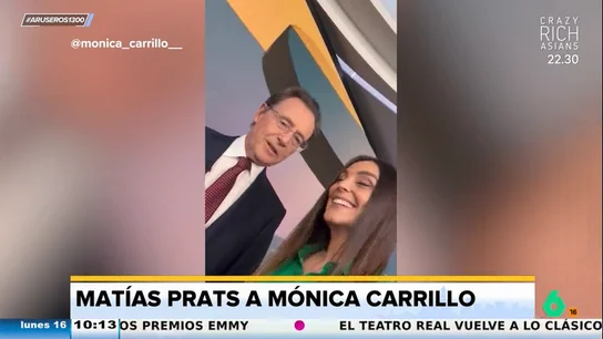 Matías Prats, a Mónica Carrillo después de cumplir 16 años juntos en el informativo: "Que paciencia tengo" Matías Prats, a Mónica Carrillo después de cumplir 16 años juntos en el informativo: "Que paciencia tengo"