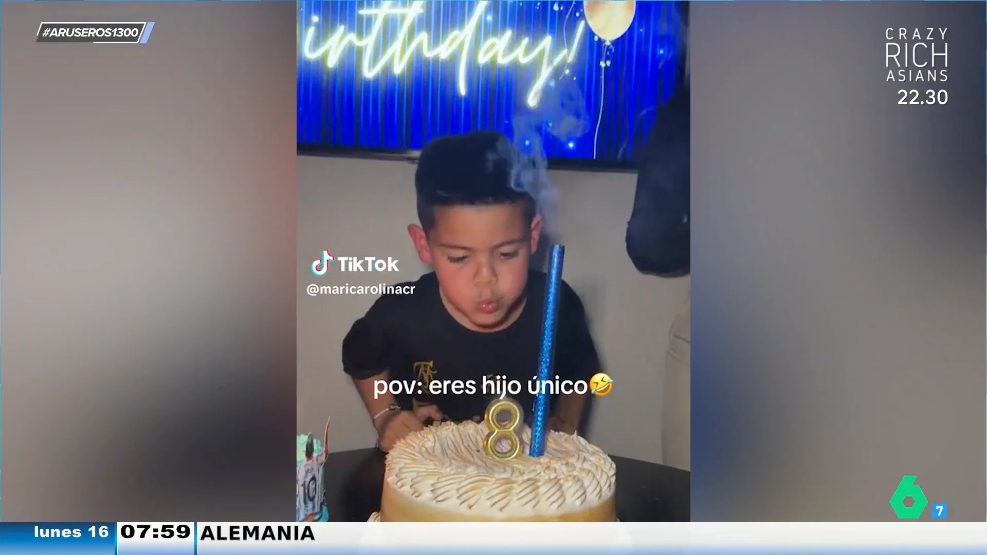 El gracioso lapsus de un niño que tiene claro cuál es su deseo de cumpleaños: "Que mi mamá embarace a mi papá"