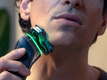 Philips Serie 9000 con el sensor de presi&oacute;n iluminado en verde