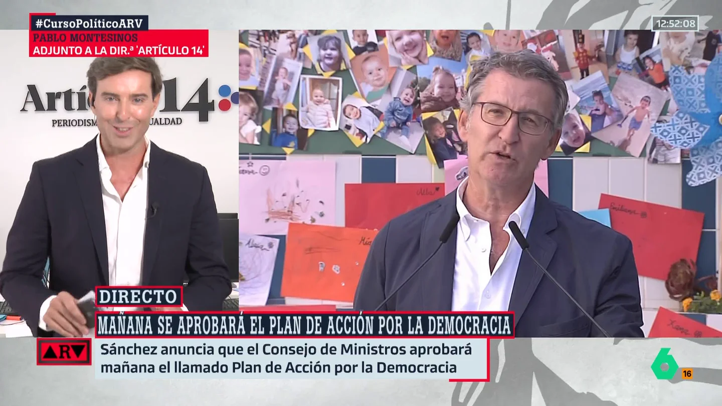 "Ni de coña", Montesinos desvela lo que dicen dentro del PP sobre la ley de regeneración democrática "Ni de coña", Montesinos desvela lo que dicen dentro del PP sobre la ley de regeneración democrática