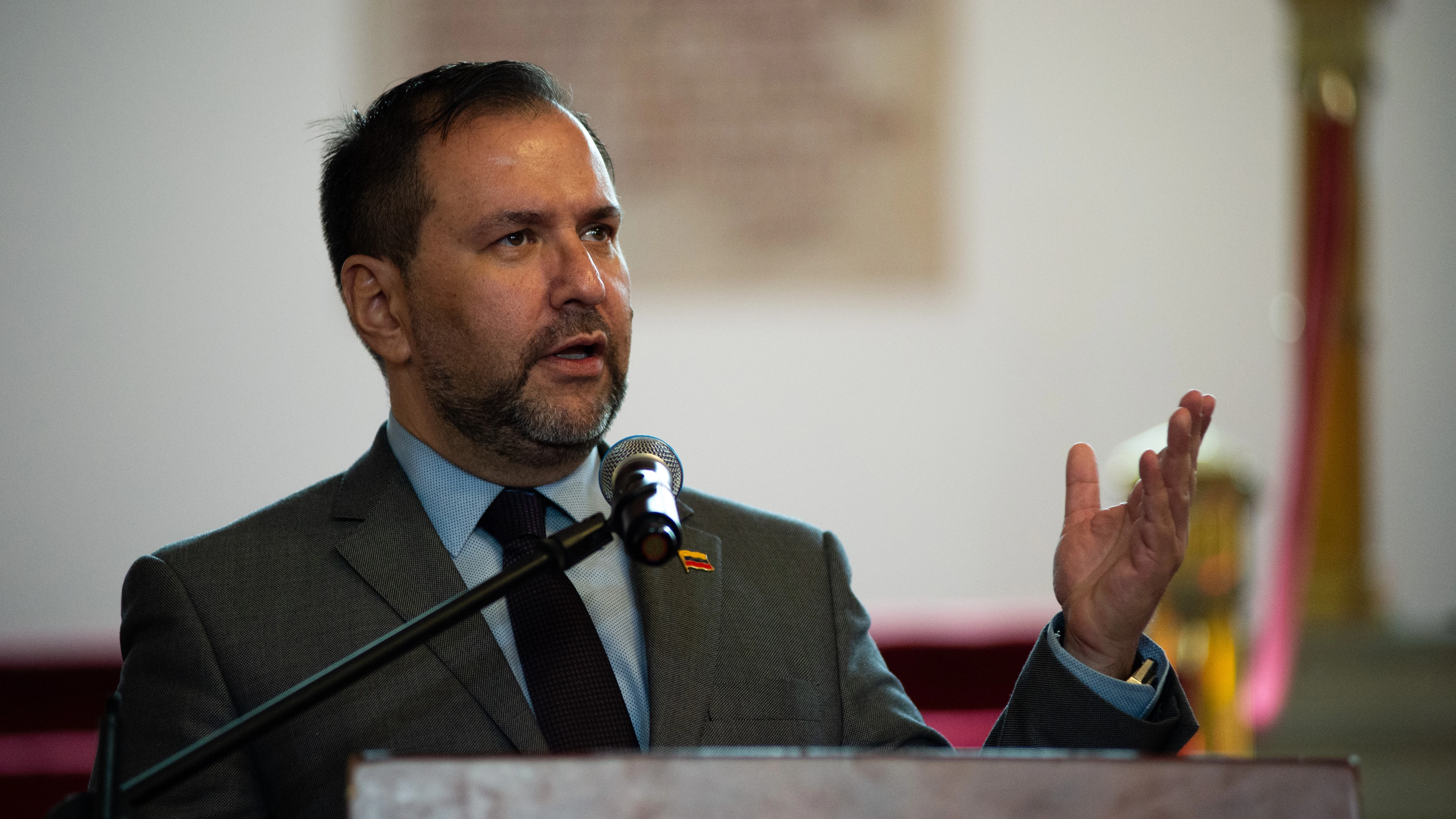 El ministro de Exteriores de Venezuela, Yvan Gil