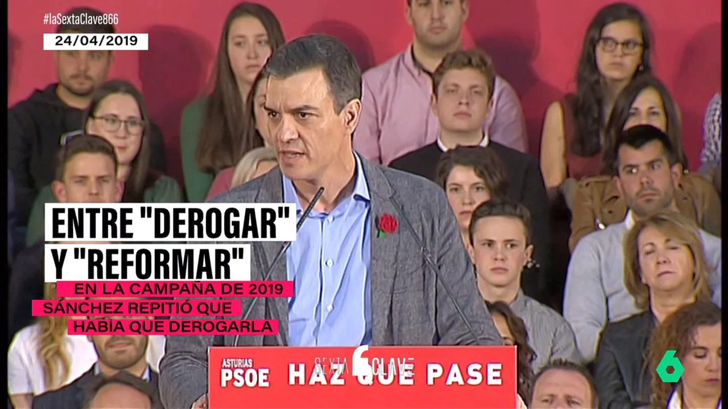 Nueve años con la 'ley mordaza' que Sánchez prometió derogar hace seis, y aún no se ha cumplido por completo Nueve años con la 'ley mordaza' que Sánchez prometió derogar hace seis, y aún no se ha cumplido por completo