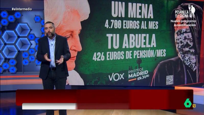 Dani Mateo 'desvela' que a Vox se les da fatal "el dinero": "Calculan igual de mal sus cuentas que la pensión de la abuela"