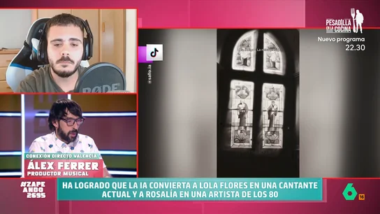 El productor Álex Ferrer cuenta cómo usa la IA para transformar canciones populares: "Hago 50 pruebas para cada canción" El joven se ha vuelto viral gracias a sus versiones de temas como 'Malamente' o 'El baile del gorila' que ha transformado en canciones de los años 40 o los 80.